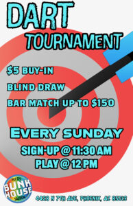 Weekly Dart Tournament