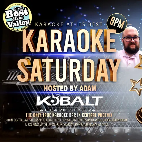 Kobalt Karaoke Saturday