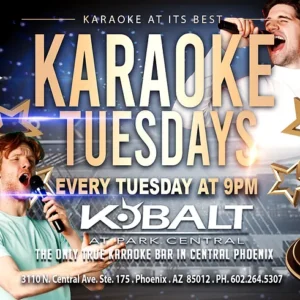 Karaoke Tuesdays at Kobalt