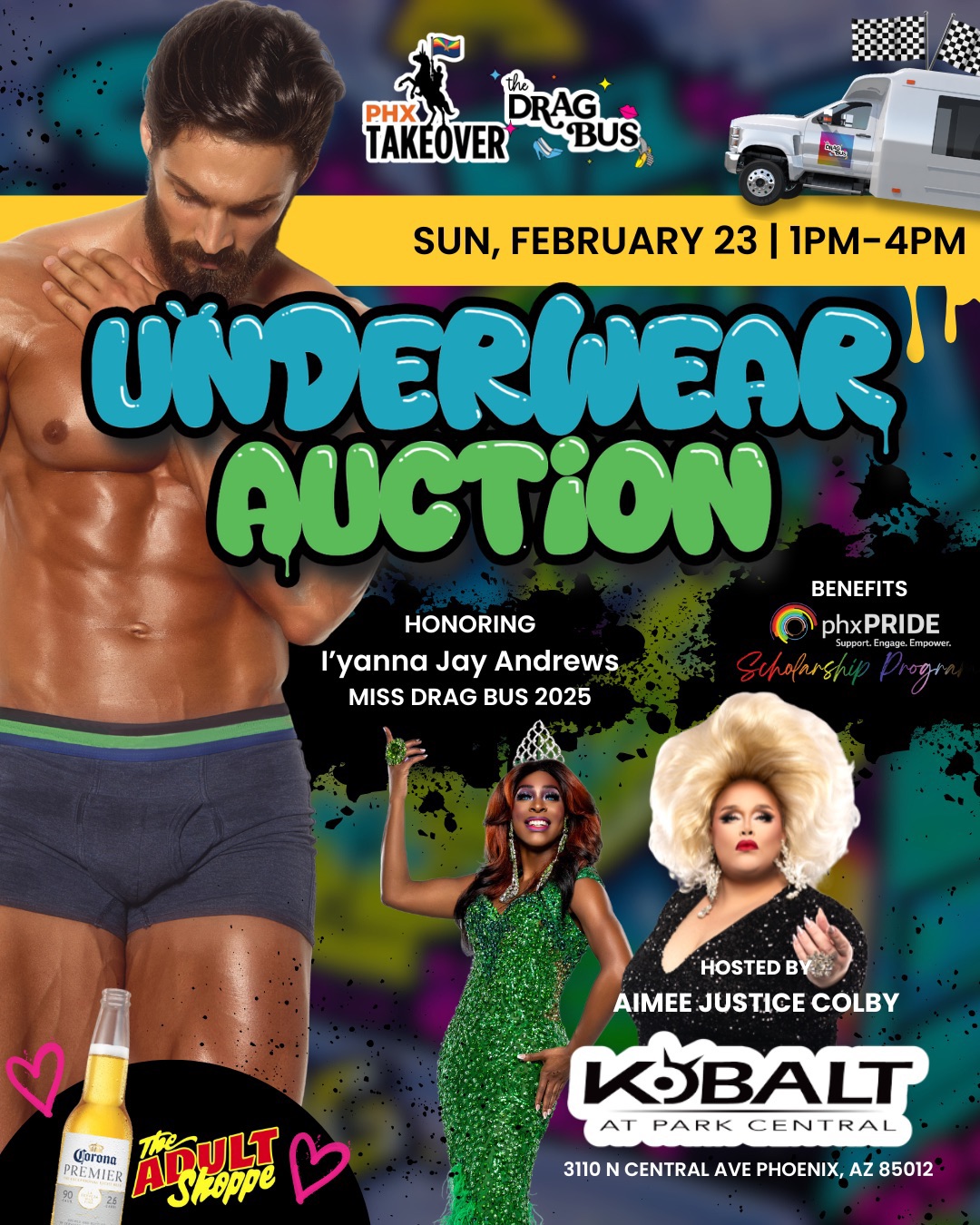 Kobalt Underware Auction PHXTakeOver Drag Bus