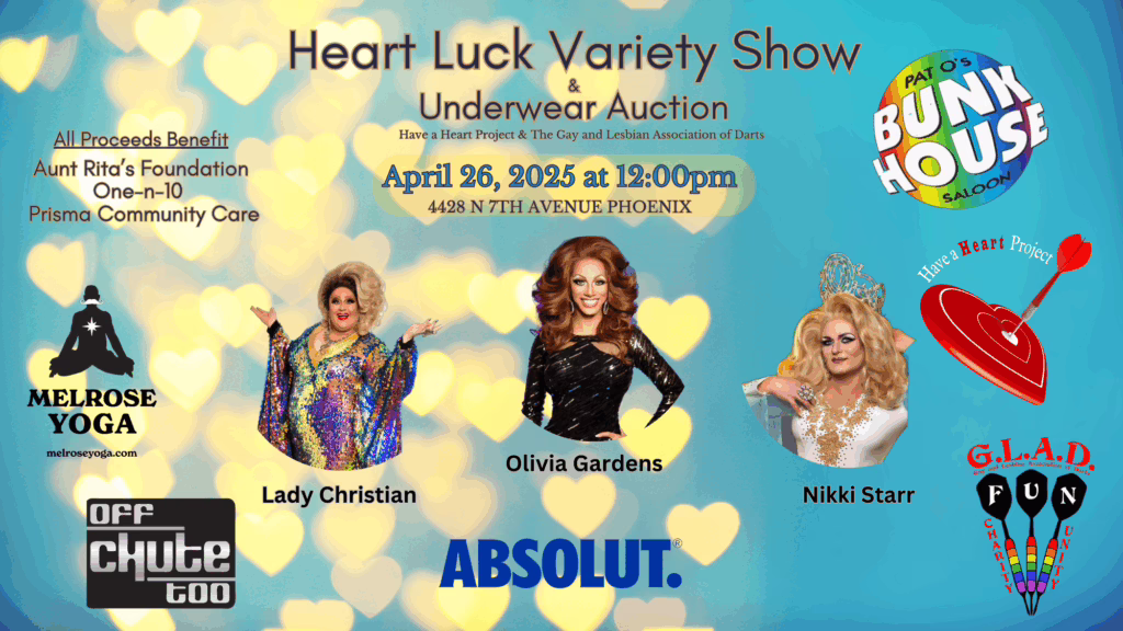 The Gay and Lesbian Association of Darts (14 x 22 in) (16 x 9 in)