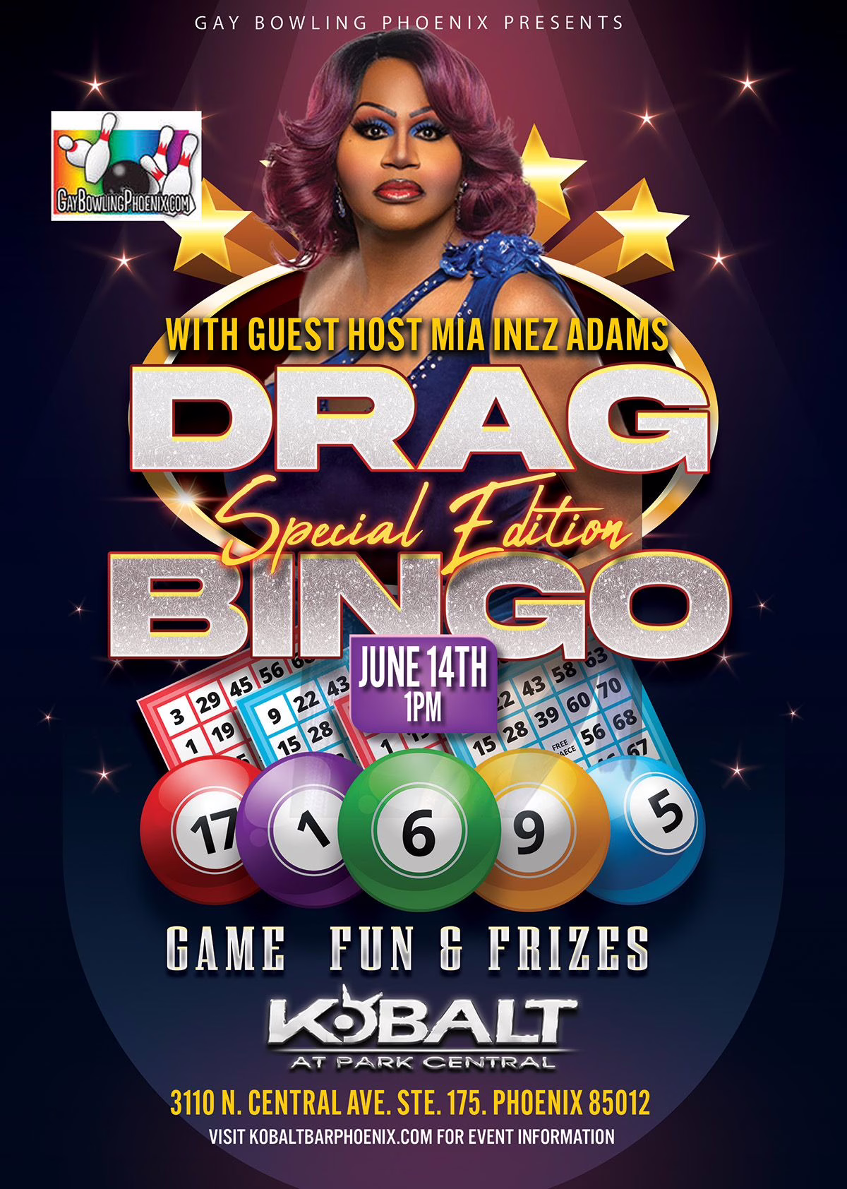 Drag Bingo Kobalt