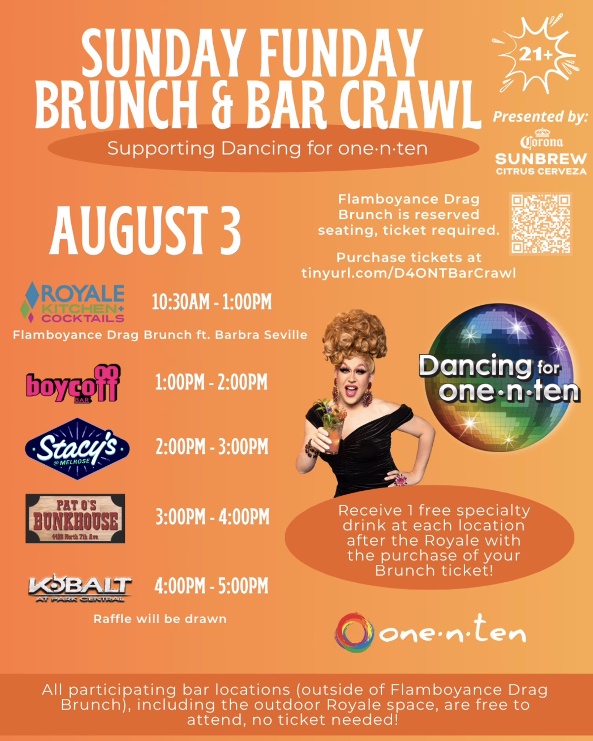 Sunday Funday Brunch & Bar Crawl