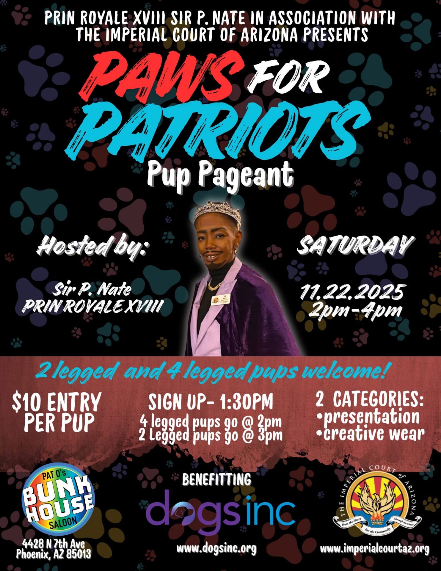 PAWS for Patriots Pup Pagent