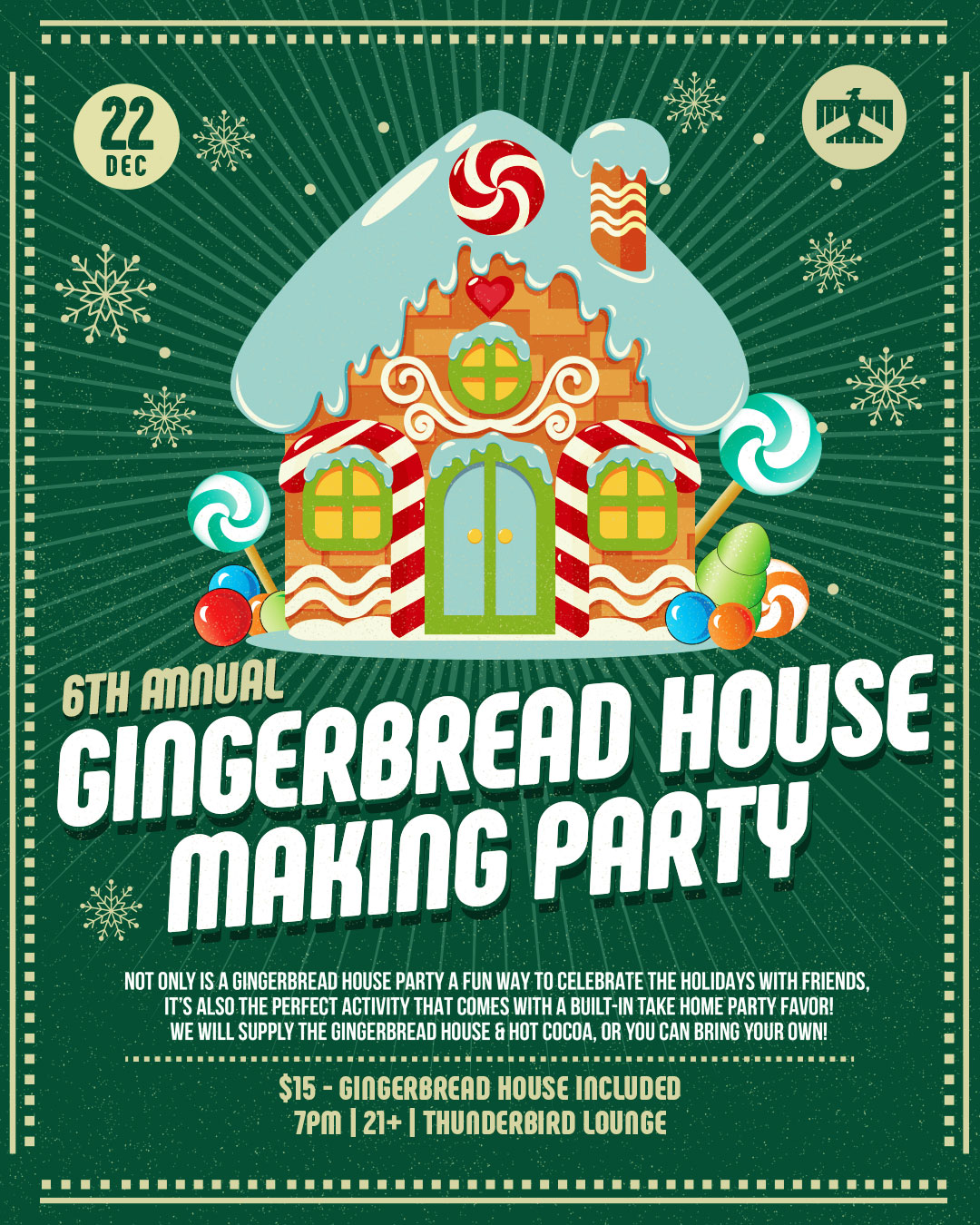 Annual Gingerbread House Making Party